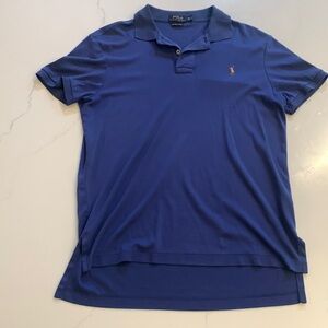 Ralph Lauren polo shirt medium blue